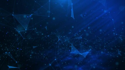 data information flow through plexus network and data encode decode and futuristic communication concept