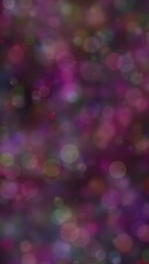 Wall Mural - colorful blurred circle shapes loop motion vertical background. vertical transition, slow motion.