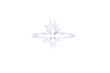 © Naufal - Abstract, radiating white crossburst on black