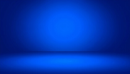 Canvas Print - abstract blue background for web design templates and product studio with smooth gradient color