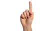 © Hanna - index finger showing pointing up isolated on transparent background