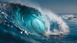 © IndyWingman - Amazing waves in the blue ocean.