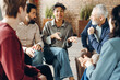 © Maria Vitkovska - Patients listening to doctor during group therapy session