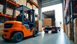 © Tsalsa - Warehouse Forklift Operator Loading Cargo Truck Efficient Logistics and Transportation