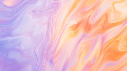 Wall Mural - abstract swirling pastel colors of lavender purple and warm orange