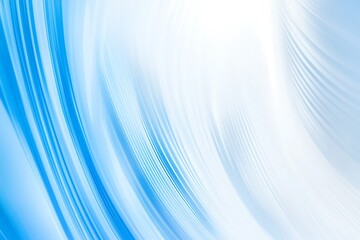 Wall Mural - abstract flowing blue and white lines creating a sense of gentle motion and light