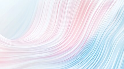 Wall Mural - soft pastel gradient waves flowing with subtle textured lines