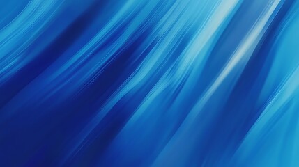 Wall Mural - abstract flowing blue lines with light streaks creating a dynamic background