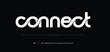 © madebyartisit - Connect Creative logo modern technology alphabet fonts. Abstract typography urban sport, techno, fashion, digital, future creative logo font. vector illustration