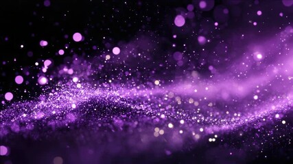 Wall Mural - purple nebula background with sparkling star effects. perfect for cosmic, astronomical, or science-f