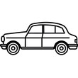 © Asif - 'Old Cars Line Art Vector – Vintage Automotive Illustrations'