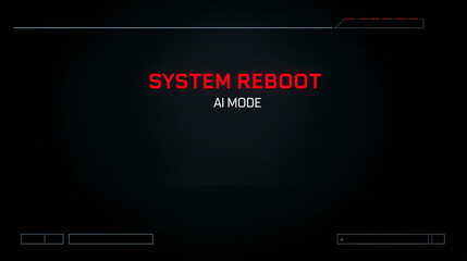 system reboot message displaying 