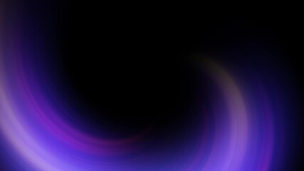 Wall Mural - Abstract illustration featuring a black backdrop with vibrant, blurred purple and magenta curves