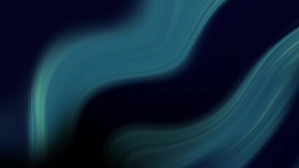Wall Mural - Abstract illustration of soft blue wavy lines moving seamlessly on a dark background