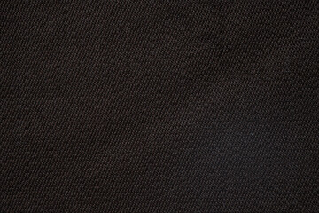 Top view photo of  black organic cotton knitted fabric