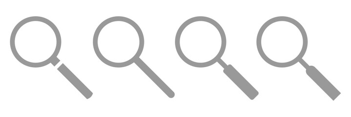 Wall Mural - search loop magnifier icon. search icon.