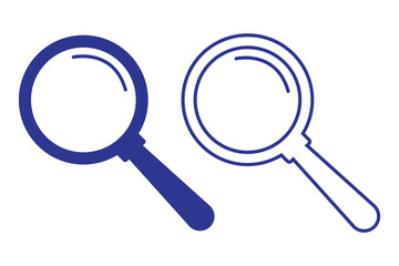 Wall Mural - search loop magnifier icon. search icon.