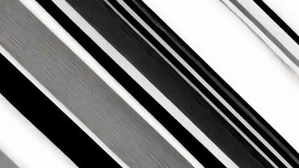 Wall Mural - abstract diagonal lines: black, white, and grey geometric design