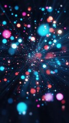 Wall Mural - space is vast and mysterious, this captures the essence of the cosmos with a cluster of stars illumi