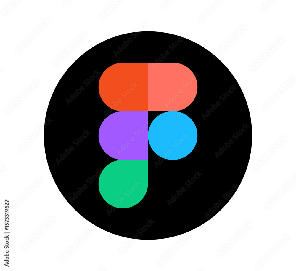 Figma Logo Icon – High-Resolution Vector Design Tool Figma Symbol for ...