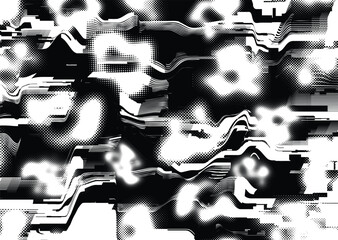 Wall Mural - grunge urban background. vector. textured banner . futuristic digital background. grungy effect . ab