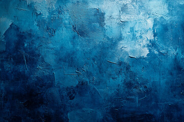 Wall Mural - abstract blue marbled background made generative ai