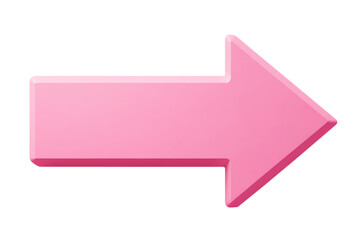 Wall Mural - A pink arrow pointing to the right