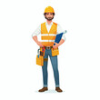 © Gusti Aji - vector full body image of a male worker