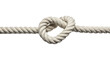 © Rubi - Isolated Rope Heart Knot on Transparent Background Love and Connection