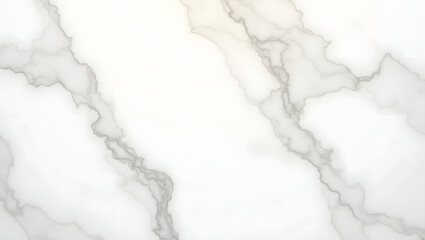 Wall Mural - clean white marble texture with grey veins