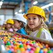 © Poomanan - a group of elementary school children visiting a candy factory on a school trip