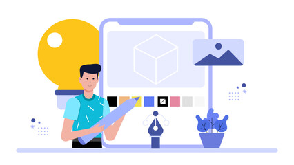 Product designer finalizing interactive prototype
