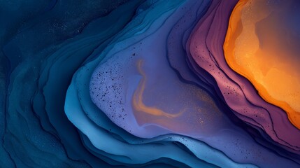 Wall Mural - smooth gradients in trendy colors are incorporated into an abstract digital background design