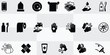 © MASUMA - Hygiene icons. Outline icons about clean and disinfect