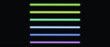 © Selviana - Neon tube lamp set. Glowing led light line beam collection.