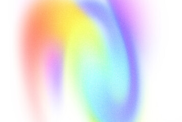 Wall Mural - gradient grajny shape. colored fluid liquid element. blue and pink rainbow soft blob. holographic gr