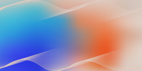Wall Mural - retro gradient background with grain texture, eps10.
