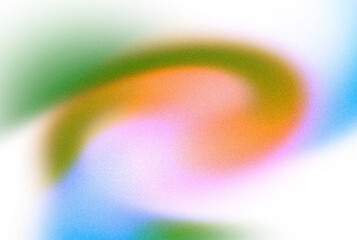 Wall Mural - gradient grajny shape. colored fluid liquid element. blue and pink rainbow soft blob. holographic gr