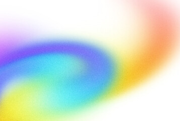 Wall Mural - gradient grajny shape. colored fluid liquid element. blue and pink rainbow soft blob. holographic gr