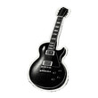 © Rawpixel.com - Vintage electric guitar illustration sticker  vector