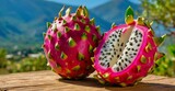 fresh dragon fruit