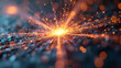 © Beurit Studio - Abstract explosion of light and energy with bokeh effect, creating a dynamic and vibrant visual impact