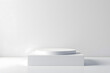 © Taufik - Minimalist Product Display White Podium Simple Mockup Background