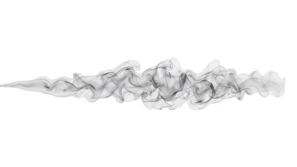 Wall Mural - Abstract smoky trail isolated offering ethereal and mysterious visual effect with transparent