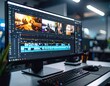 © Gajah - Modern computer editing video