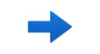 © Mithila Farzana - Blue arrow pointing right isolated on a transparent background
