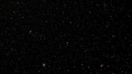 Wall Mural - loop glow dust stars particles animation motion flow on black abstract background. glow stars partic