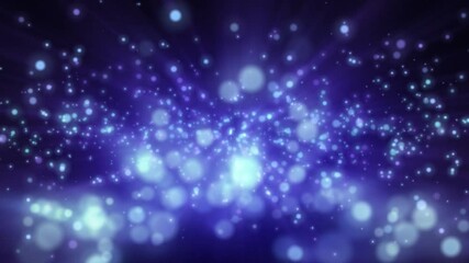 Wall Mural - abstract fantasy background shiny particles dust rays and energy flow loop