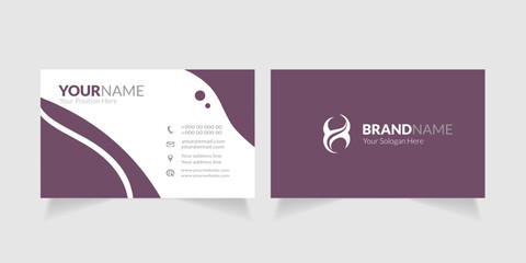 A Premium vector business card