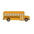 © Mikhael - Yellow school bus illustration on white background